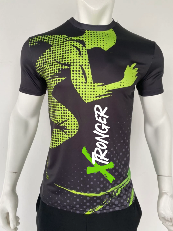 polera hombre negro power Xtronger