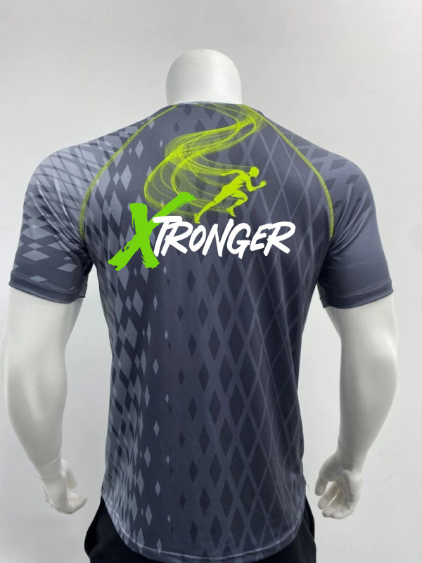polera hombre negro 2 power Xtronger - Imagen 2