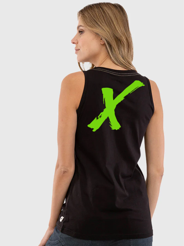 polera negro mujer power Xtronger - Imagen 2
