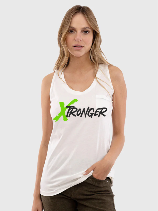 polera mujer blanco power Xtronger
