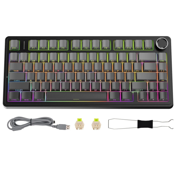 Teclado Mecánico F75 Gamer estructura de Gasket